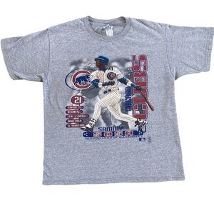 CSA Vintage 2000 Y2K Sammy Sosa Chicago Cubs T-Shirt Youth Size 14/16